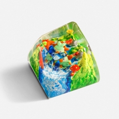 Pokemon - Grookey Artisan Keycap Breakwooden 3