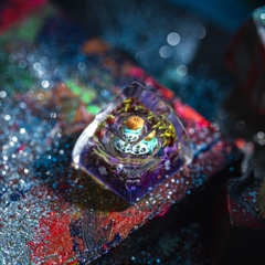 Pokemon - Halloween Bulbasaur Artisan Keycap Breakwooden