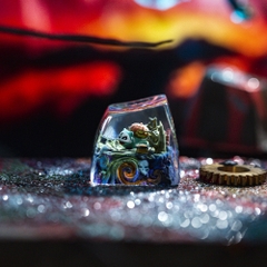 Pokemon - Halloween Bulbasaur Artisan Keycap Breakwooden