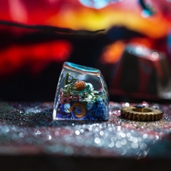 Pokemon - Halloween Bulbasaur Artisan Keycap Breakwooden