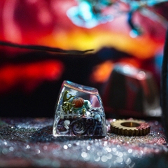 Pokemon - Halloween Bulbasaur Artisan Keycap Breakwooden