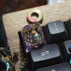 Pokemon - Halloween Bulbasaur Artisan Keycap Breakwooden 2