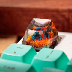 Pokemon - Heacross Artisan Keycap Breakwooden