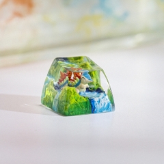 Pokemon - Hinoarashi Artisan Keycap Breakwooden