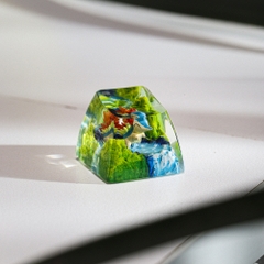 Pokemon - Hinoarashi Artisan Keycap Breakwooden