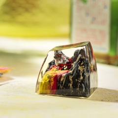 Pokemon - Hisuian Growlithe Artisan Keycap Breakwooden