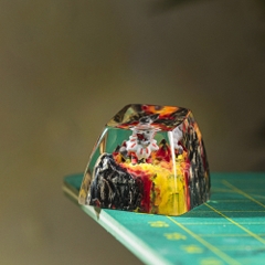 Pokemon - Hisuian Growlithe Artisan Keycap Breakwooden 2