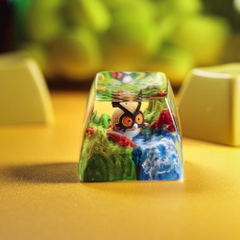 Pokemon - Hoothoot Artisan Keycap Breakwooden 4
