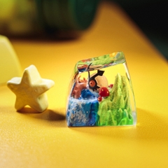 Pokemon - Hoothoot Artisan Keycap Breakwooden 4