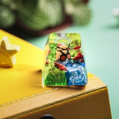 Pokemon - Hoothoot Artisan Keycap Breakwooden 4