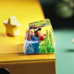 Pokemon - Hoothoot Artisan Keycap Breakwooden 4