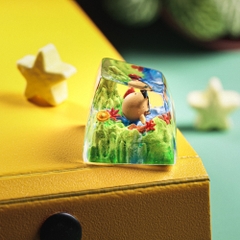 Pokemon - Hoothoot Artisan Keycap Breakwooden 4