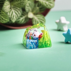 Pokemon - Igglybuff Artisan Keycap Breakwooden