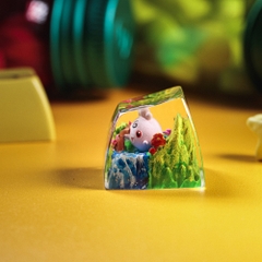 Pokemon - Igglybuff Artisan Keycap Breakwooden 2