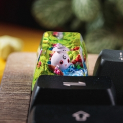 Pokemon - Igglybuff Artisan Keycap Breakwooden 3