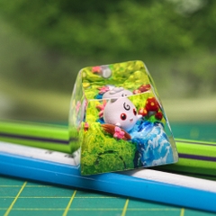 Pokemon - Jigglypuff Artisan Keycap Breakwooden 4