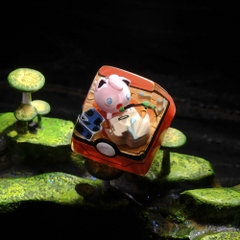 Pokemon - Jigglypuff Artisan Keycap Breakwooden 6