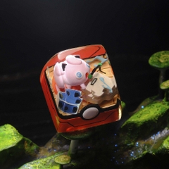 Pokemon - Jigglypuff Artisan Keycap Breakwooden 6