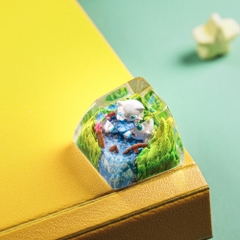 Pokemon - Jigglypuff Artisan Keycap Breakwooden 8