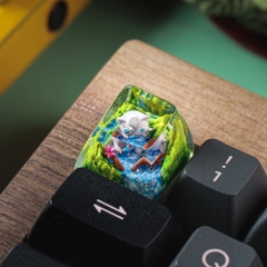 Pokemon - Jigglypuff Artisan Keycap Breakwooden 9