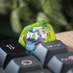 Pokemon - Jigglypuff Artisan Keycap Breakwooden 9