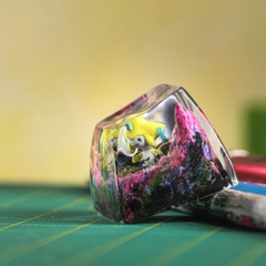 Pokemon - Jirachi Artisan Keycap Breakwooden
