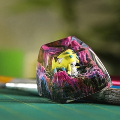 Pokemon - Jirachi Artisan Keycap Breakwooden