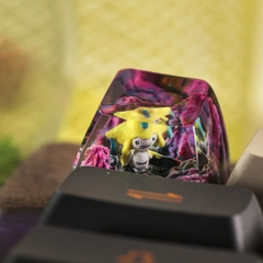 Pokemon - Jirachi Artisan Keycap Breakwooden