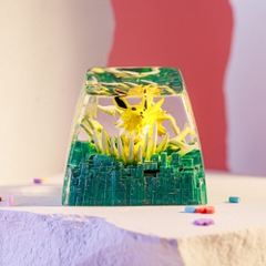 Pokemon - Jolteon Artisan Keycap Breakwooden