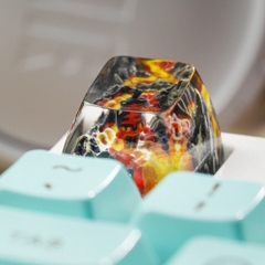 Pokemon - Litten Artisan Keycap Breakwooden