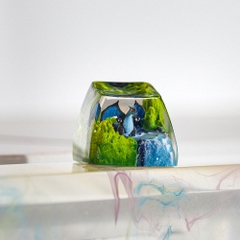 Pokemon - Mega Charizard Artisan Keycap Breakwooden