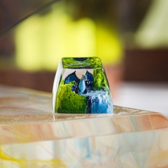 Pokemon - Mega Charizard Artisan Keycap Breakwooden