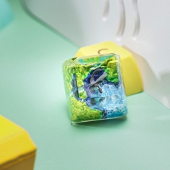 Pokemon - Mega Charizard X Artisan Keycap Breakwooden