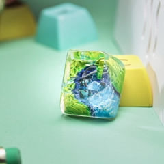 Pokemon - Mega Charizard X Artisan Keycap Breakwooden