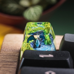 Pokemon - Mega Charizard X Artisan Keycap Breakwooden