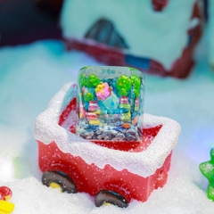 Pokemon - Noel Bulbasaur Artisan Keycap Breakwooden