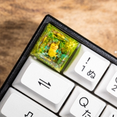 Pokemon - Pikachu Artisan Keycap Breakwooden 10