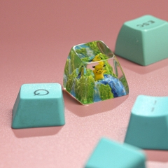 Pokemon - Pikachu Artisan Keycap Breakwooden 11