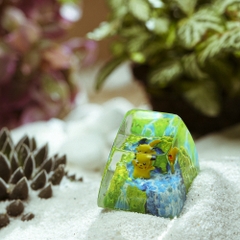 Pokemon - Pikachu Artisan Keycap Breakwooden 12