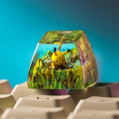 Pokemon - Pikachu Artisan Keycap Breakwooden 3