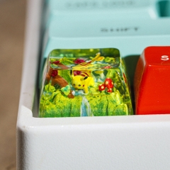 Pokemon - Pikachu Artisan Keycap Breakwooden 6