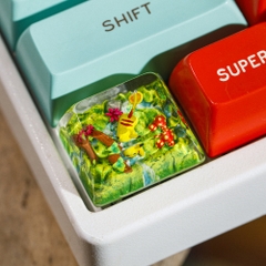 Pokemon - Pikachu Artisan Keycap Breakwooden 6