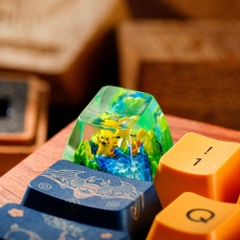 Pokemon - Pikachu Artisan Keycap Breakwooden 7