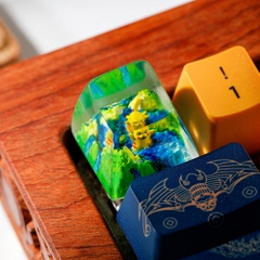 Pokemon - Pikachu Artisan Keycap Breakwooden 7