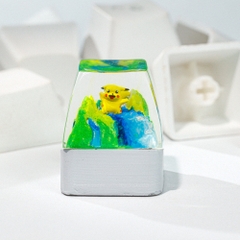 Pokemon - Pikachu Artisan Keycap Breakwooden 8