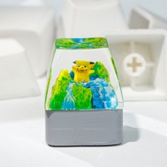 Pokemon - Pikachu Artisan Keycap Breakwooden 8