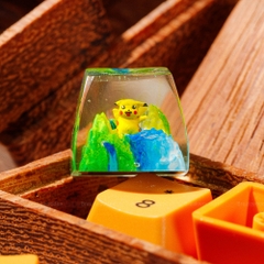 Pokemon - Pikachu Artisan Keycap Breakwooden 8