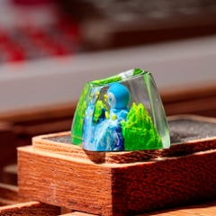 Pokemon - Piplup Artisan Keycap Breakwooden