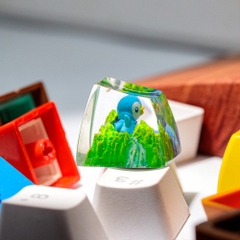 Pokemon - Piplup Artisan Keycap Breakwooden