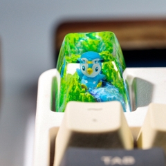 Pokemon - Piplup Artisan Keycap Breakwooden 2